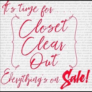 Closet clearance prices